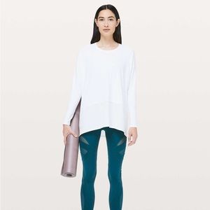 NWOT Lululemon Ease of Mind Long Sleeve in White Sz 8